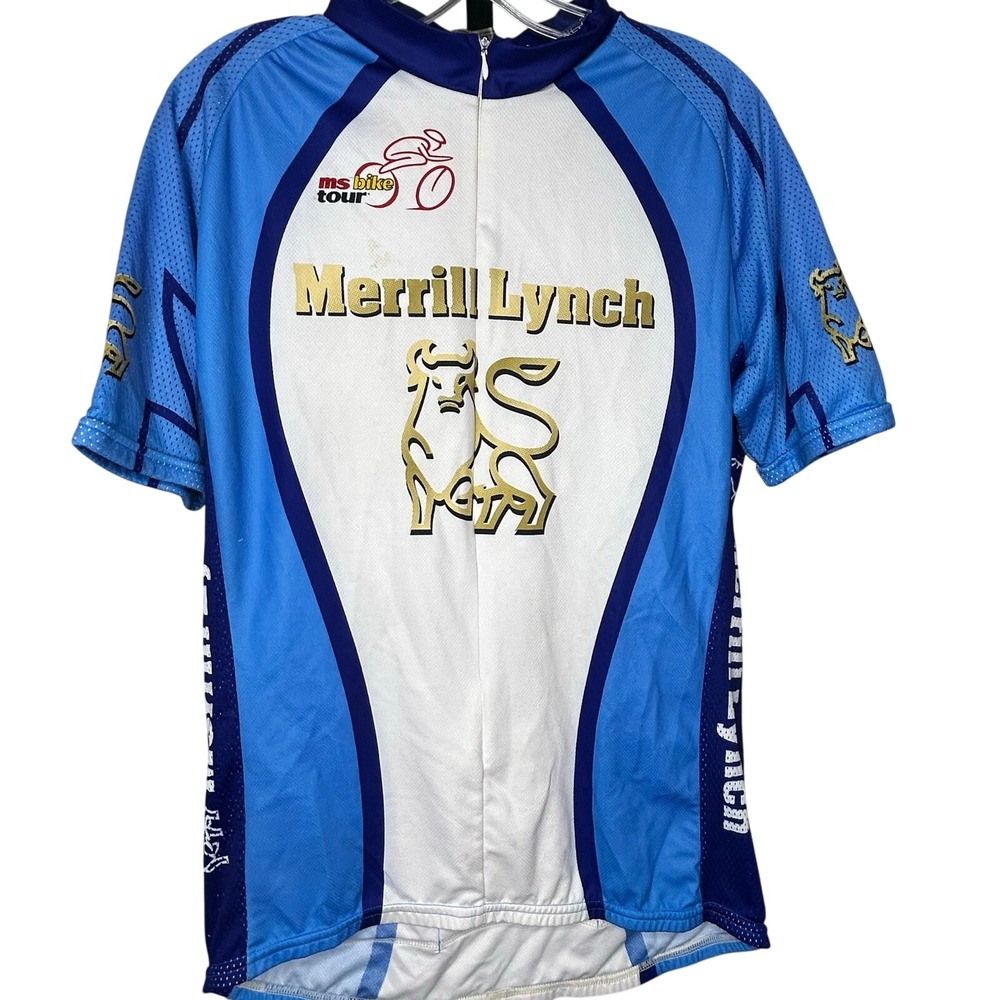Safety Bike cycling Jersey-XL-3/4 zip, short sleeve, mesh sides, 3 back‎ pockets